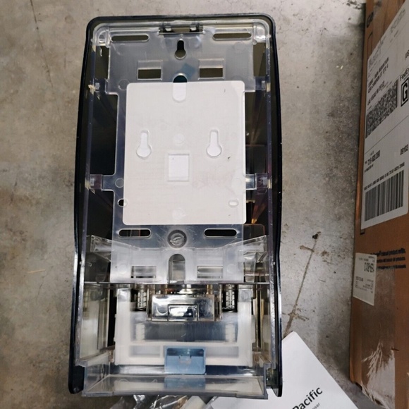 Georgia Pacific Manual Hand Soap Sanitizer Dispenser Grey Smoke 53053 NIB - Picture 4 of 5